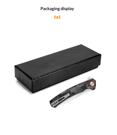 Cuchillo de Acero D2 con Fibra de Carbono para Camping y Aventura - Image 9