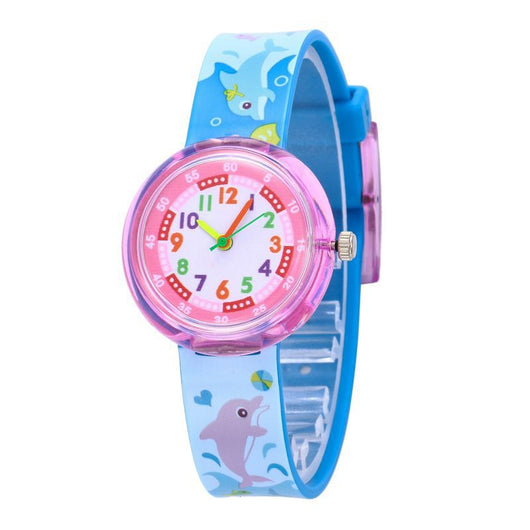 Reloj Infantil de Silicona Transparente con Diseños Adorables - Image 25