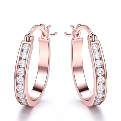 Aretes de Plata Esterlina 925 con Cierre de Presión - Image 6