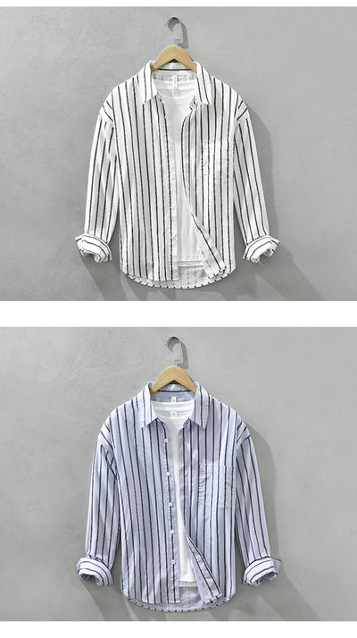 Camisa Casual de Cuadros con Cuello Cuadrado - Blusa Suelta de Algodón Puro - Image 9