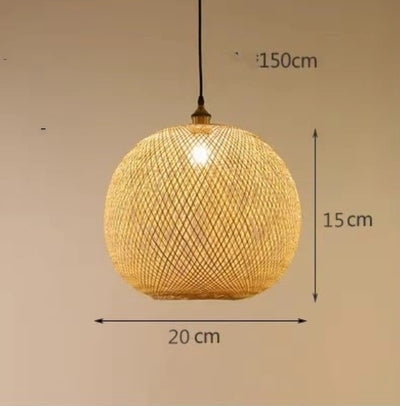 Lámpara Colgante Zen Salón Pastoral - Image 14