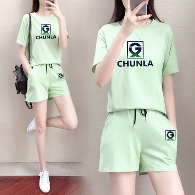 Conjunto Deportivo de Algodón Puro - Shorts y Playera Casual - Image 12