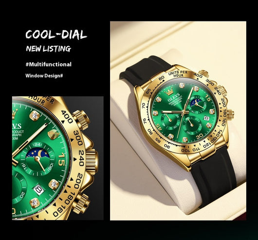 Reloj Deportivo Multifunción con Cronómetro de Cuarzo para Hombre - Image 11