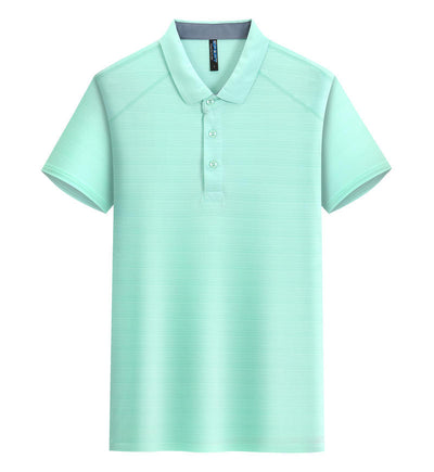 Polo Deportivo de Seda Cristal con Solapa - Secado Rápido para Actividades al Aire Libre - Image 4