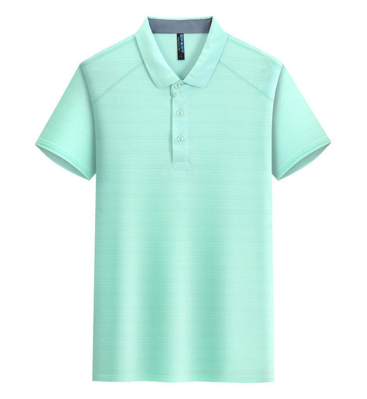 Polo Deportivo de Seda Cristal con Solapa - Secado Rápido para Actividades al Aire Libre - Image 4