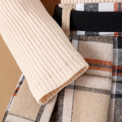 Conjunto Elegante de Otoño e Invierno para Niñas con Falda Plisada de Manga Larga - Image 20