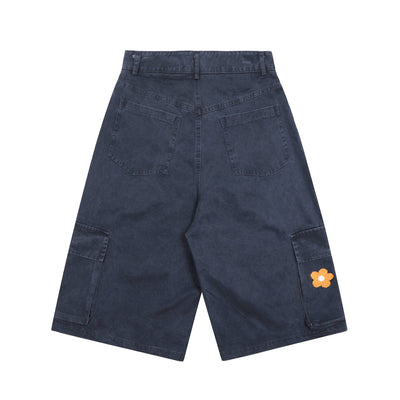 Shorts Casuales Rectos para Mujer con Estampado Hipster Urbano - Image 4