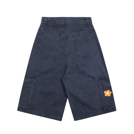 Shorts Casuales Rectos para Mujer con Estampado Hipster Urbano - Image 4