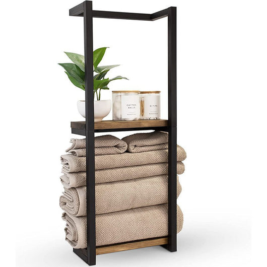 Toallero de Pared de Hierro para Baño - Organizador de Toallas Resistente - Image 5