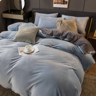 Juego de Cama Matrimonial Premium Franela Gruesa con Volante - Image 25