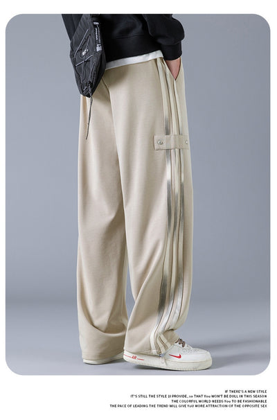 Pantalones Joggers Deportivos de Tres Franjas - Estilo Urbano Primavera - Image 19