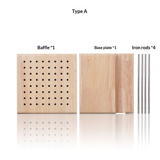 Tablero de Tejido en Madera Maciza para Cuadrados de Crochet - Image 5
