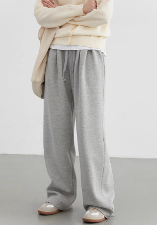 Pantalones Casuales de Cintura Alta con Cordón y Forro Polar - Image 7