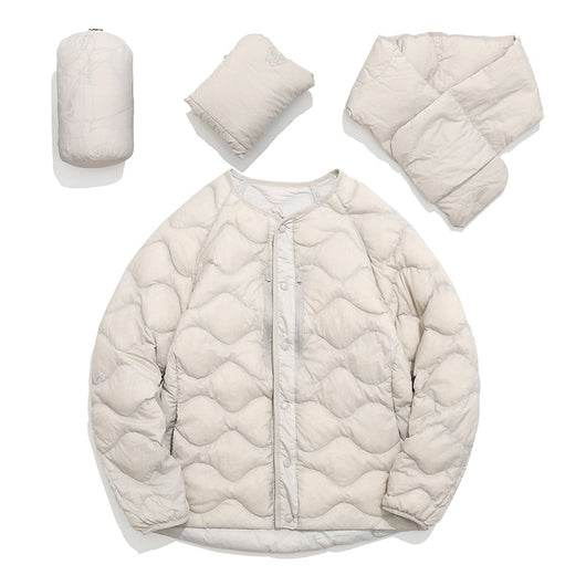 Chaqueta Acolchada Casual Onda para Parejas - Image 11