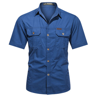 Camisa Militar de Verano Manga Corta para Hombre - Image 13