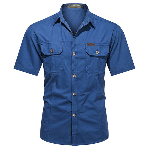 Camisa Militar de Verano Manga Corta para Hombre - Image 13