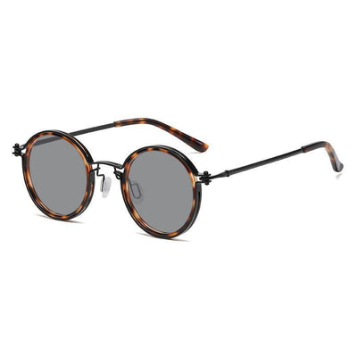 Gafas de Sol Redondas Punk Metal para Hombre - Image 5