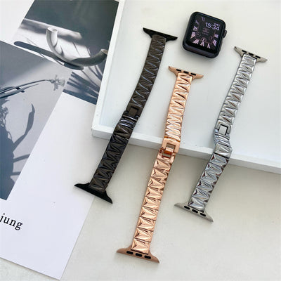 Correa Smartwatch con Diseño Geométrico en Metal - Image 9