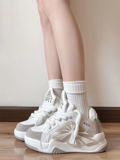 Zapatos Deportivos Estilo Coreano con Plataforma Elevada y Base Reforzada - Image 7
