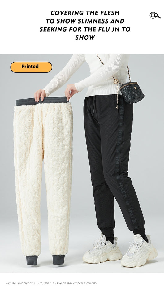 Pantalones Tácticos Impermeables Acolchados con Lana de Cordero para Hombre y Mujer - Image 34