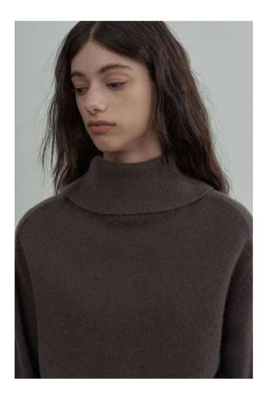 Suéter Cuello Alto de Lana Pura Suave y Cálido - Image 16