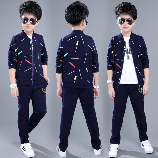 Conjunto de Dos Piezas Estilo Western Coreano para Niño