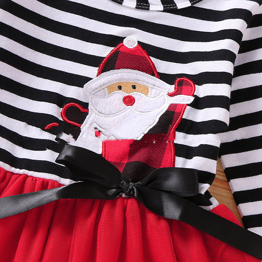 Vestido Princesa Navideño para Niñas con Tul Brillante - Image 6