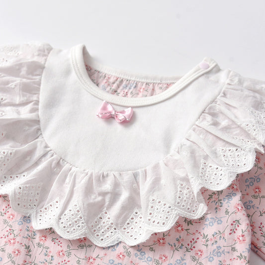 Mameluco Primavera para Bebé con Capucha Diseño Mariposa - Image 2