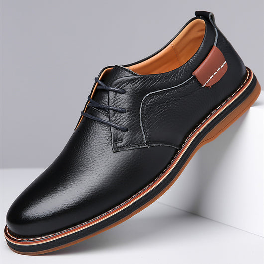 Zapatos de Cuero para Hombre Talla Grande - Costura Artesanal Premium - Image 10