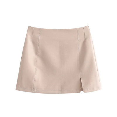 Traje Dos Piezas Mujer Primavera Khaki Suelto y Elegante - Image 6