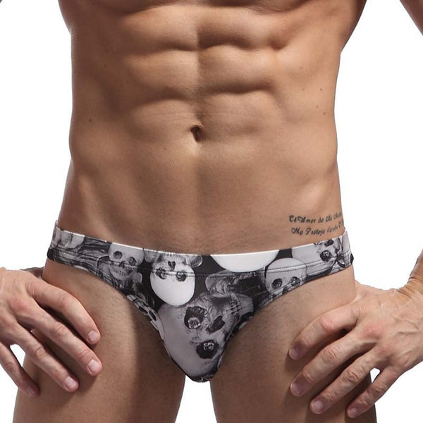 Bañador Hombre Cintura Baja Estampado Diseño Moderno