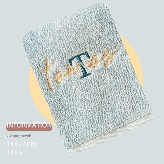 Toalla de Algodón Puro Personalizada con Bordado Delicado - Regalo Emotivo - Image 5