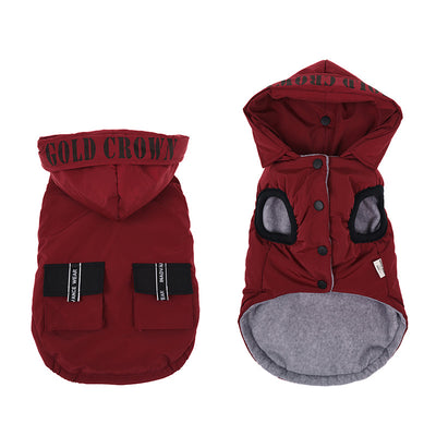 Abrigo Térmico con Capucha para Mascotas - Diseño Acolchado Invierno - Image 8