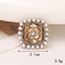 Jeans Button Hole Shoes Diy Accessories Bright Crystal Classic Estilo Ornament Accessories Upper Pearl Flower C439 Transparente