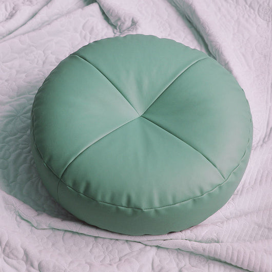 Sofá Futon Tatami de Cuero Estilo Japonés con Cojín de Piso - Image 7