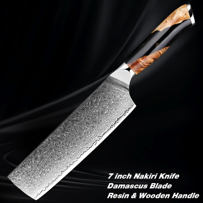 Cuchillo de Chef Damasco Profesional - Acero de Damasco Premium - Image 7