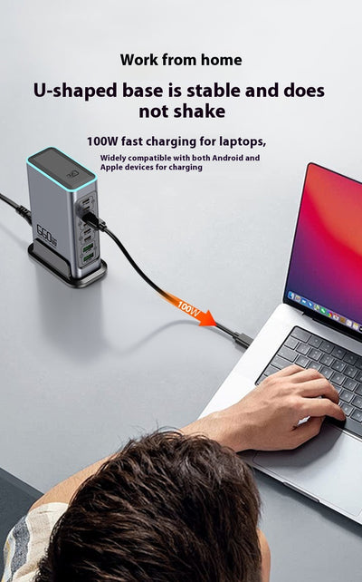 Cargador Rápido GaN 660W Multi-Puerto para Dispositivos Móviles y Tablets - Image 18