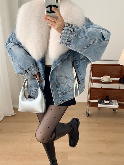 Parka Corta para Mujer con Forro de Plumón de Ganso - Image 6