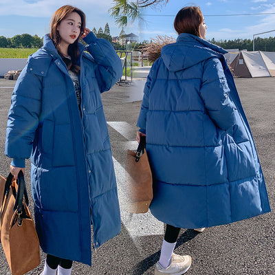 Chaqueta Puffer Acolchada de Plumón Suelta para Mujer