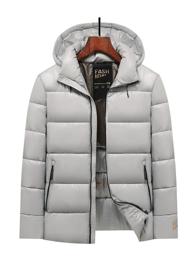 Abrigo de Invierno Acolchado e Impermeable para Hombre - Image 18