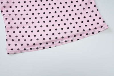 Enterizo Polka Dot Escote V Ajustado Sexy con Tirantes - Image 12