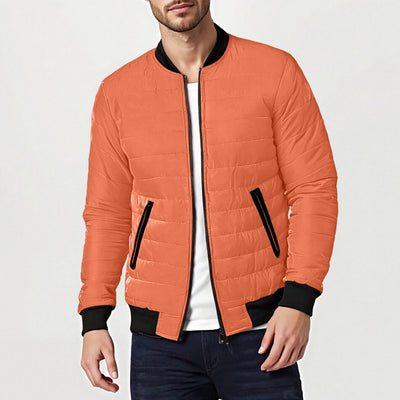 Chaqueta Acolchada de Cuello Alto en Algodón - Estilo Universitario - Image 29