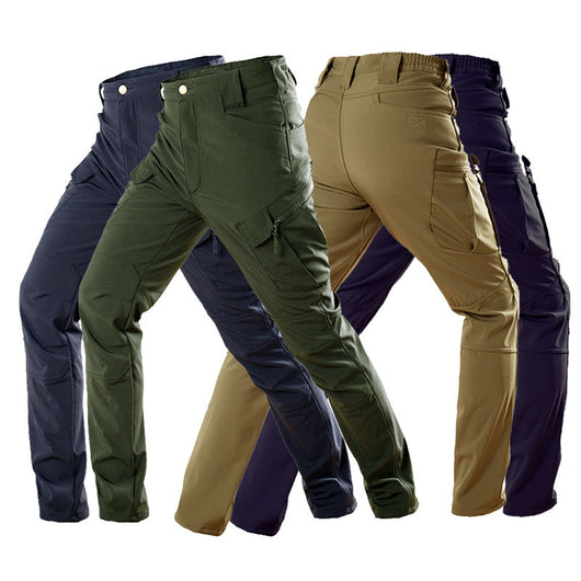 Pantalones Tácticos Impermeables con Forro Polar para Hombre - Protección Invernal