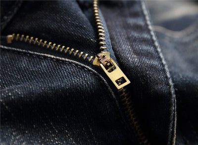 Jeans Rotos Elásticos Estilo Europeo Americano para Hombre - Image 10