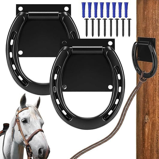 Cinturón de Acero Sólido con Anillo de Amarre para Lazo de Caballos - Image 4