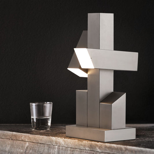 Lámpara de Mesa Bauhaus Metal Minimalista Vintage