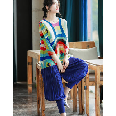 Blusa Estampada con Diseño Primaveral Moderno