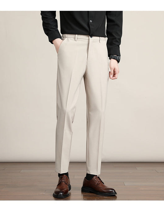 Pantalón de Vestir Hombre Coreano Corte Drop-crotch Tendencia - Image 28