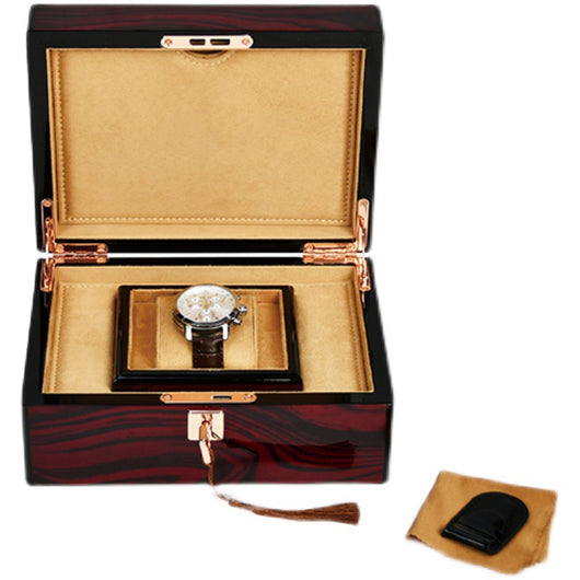 Caja de Reloj de Madera Premium con Compartimento Individual - Image 11