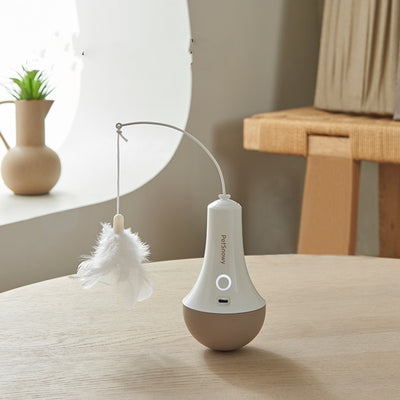 Juguete Interactivo para Gatos con Dispensador Automático
